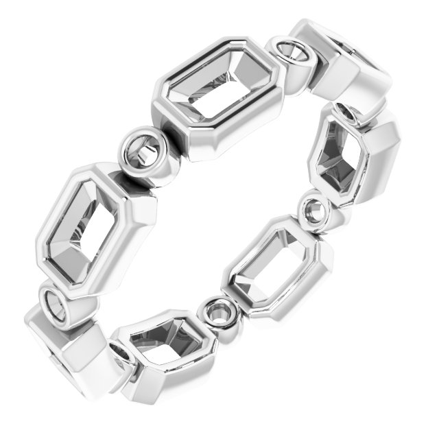 Bezel-Set Eternity Band
