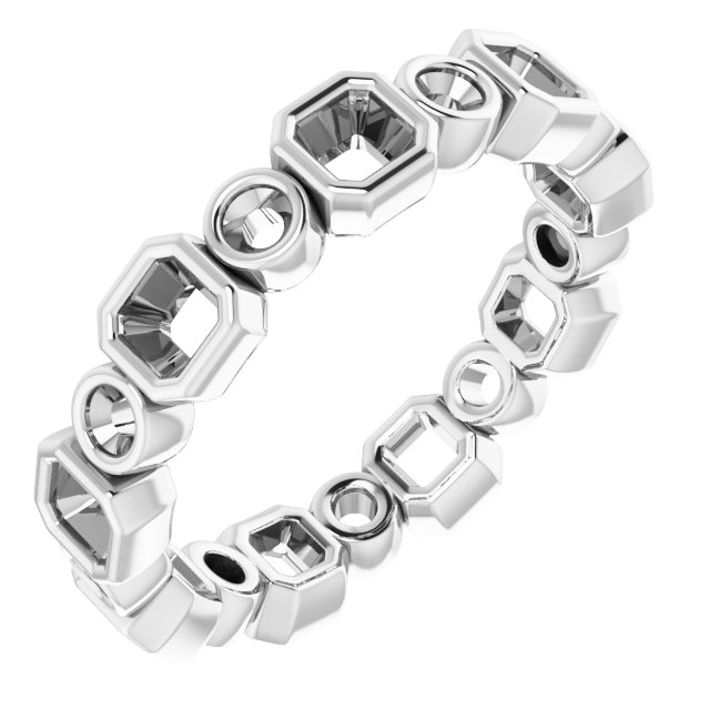 Bezel-Set Eternity Band
