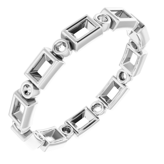 Bezel-Set Eternity Band
