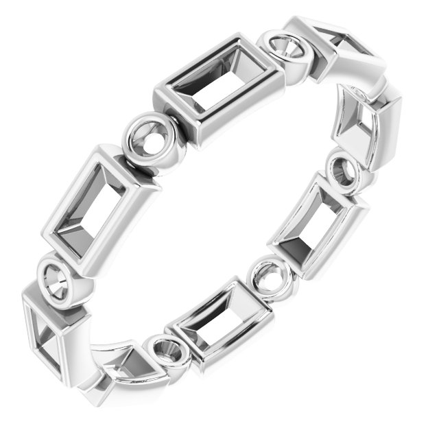 Bezel-Set Eternity Band