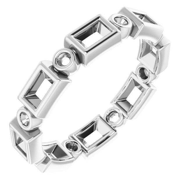Bezel-Set Eternity Band