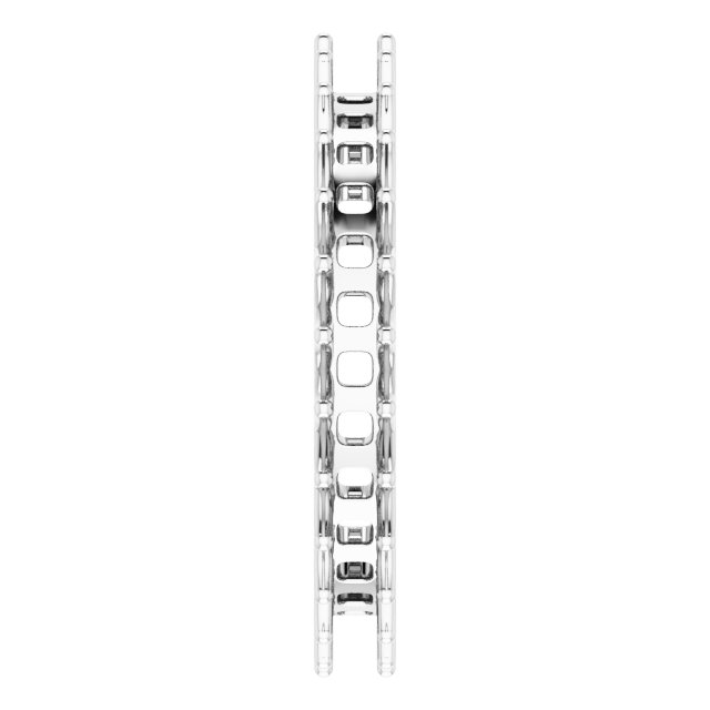 5x3 mm Emerald Eternity Band Mounting view 4