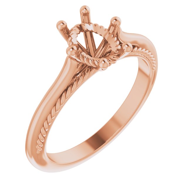 Solitaire Engagement Ring or Band