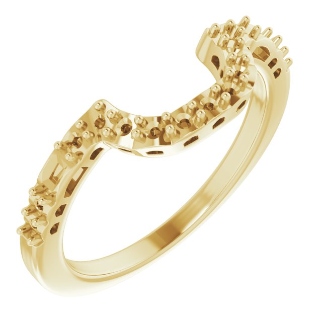 14K Yellow 1/4 CTW Diamond Band  