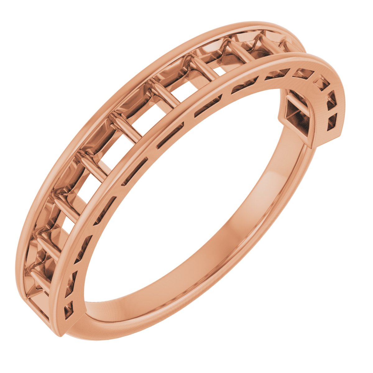 14K Rose .90 CTW Diamond Anniversary Band Ref 14029533