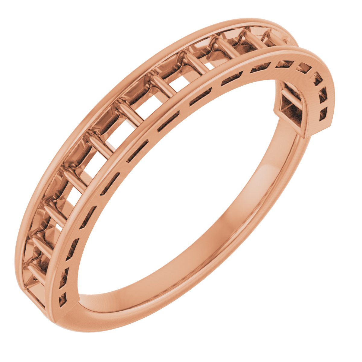 14K Rose .75 CTW Diamond Anniversary Band Ref 14029529