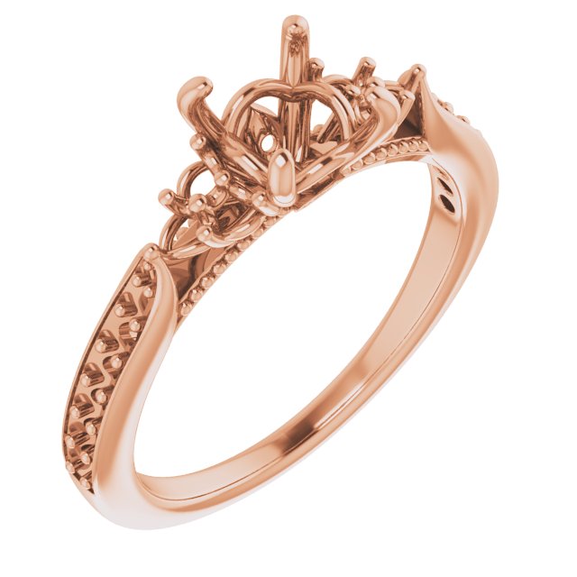 Accented Engagement Ring or Band