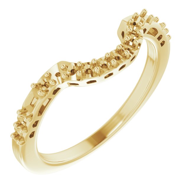14K Yellow 1/4 CTW Diamond Band  