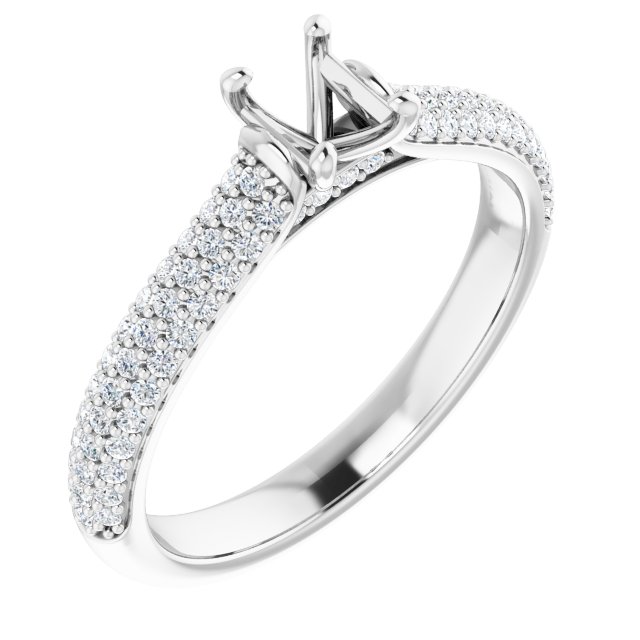 14k White Gold