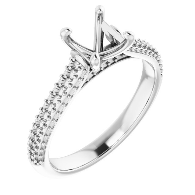 Pavé-Style Engagement Ring