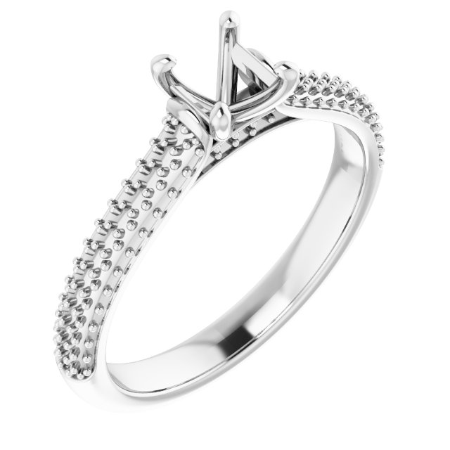 Pavé-Style Engagement Ring