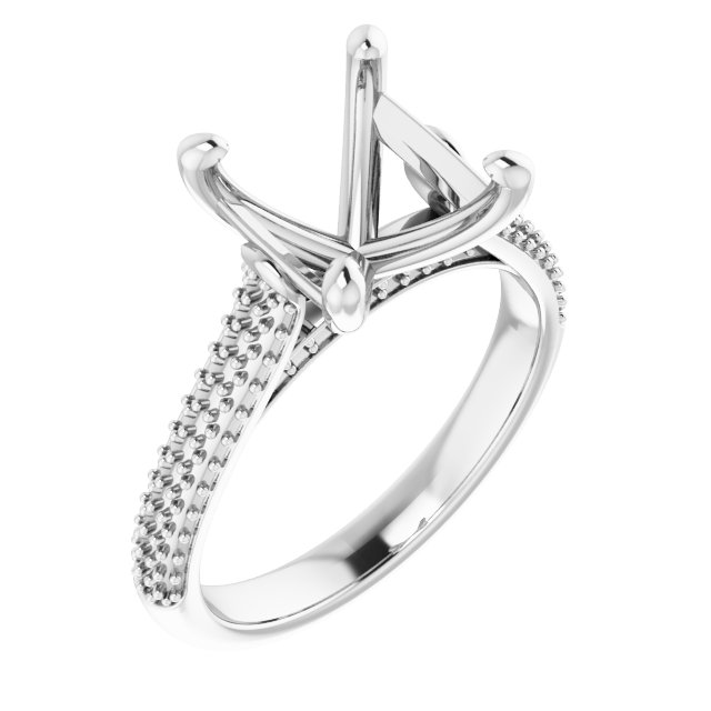 Pavé-Style Engagement Ring