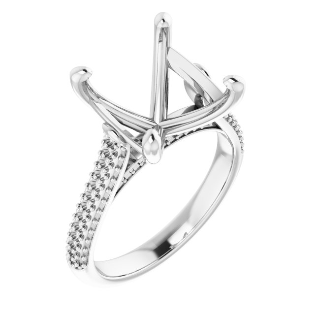 Pavé-Style Engagement Ring