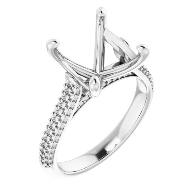 Pavé-Style Engagement Ring