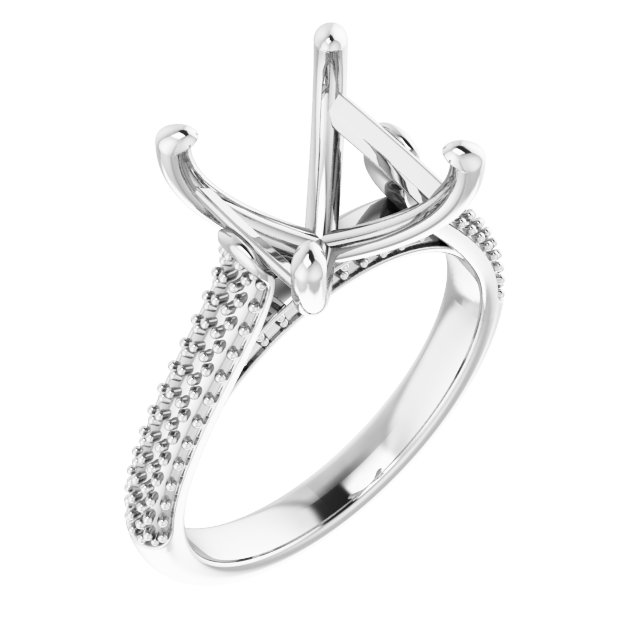 Pavé-Style Engagement Ring