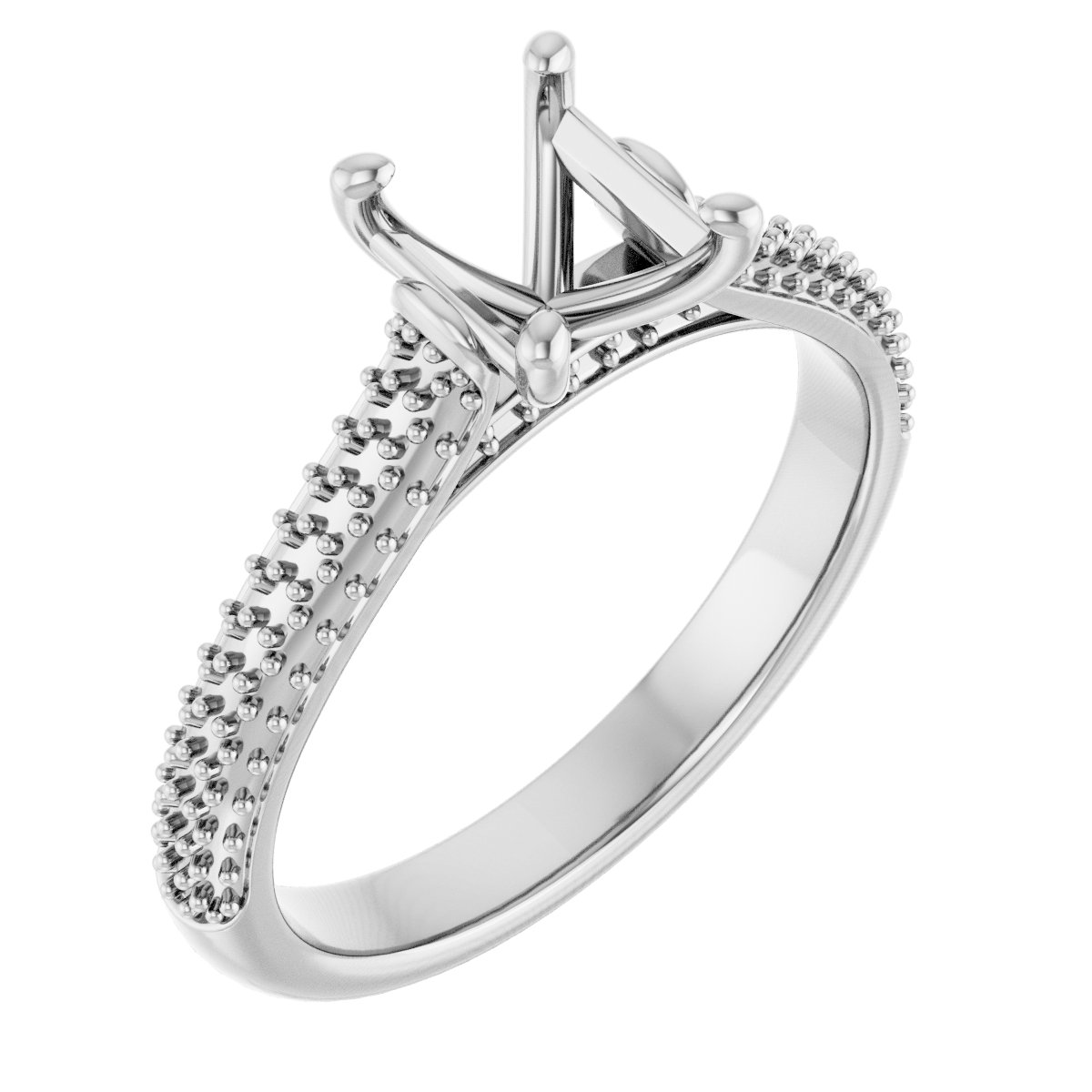 Pavé-Style Engagement Ring