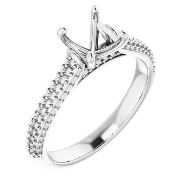 Pavé-Style Engagement Ring