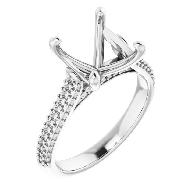 Pavé-Style Engagement Ring
