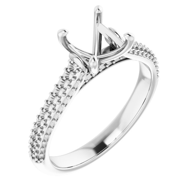 Pavé-Style Engagement Ring