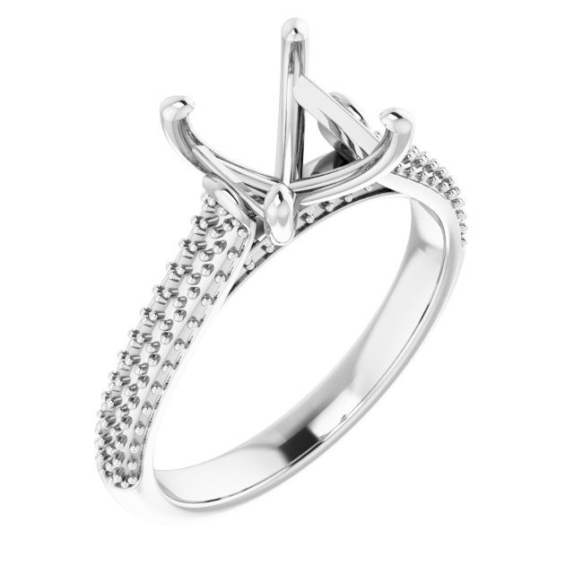 Pavé-Style Engagement Ring
