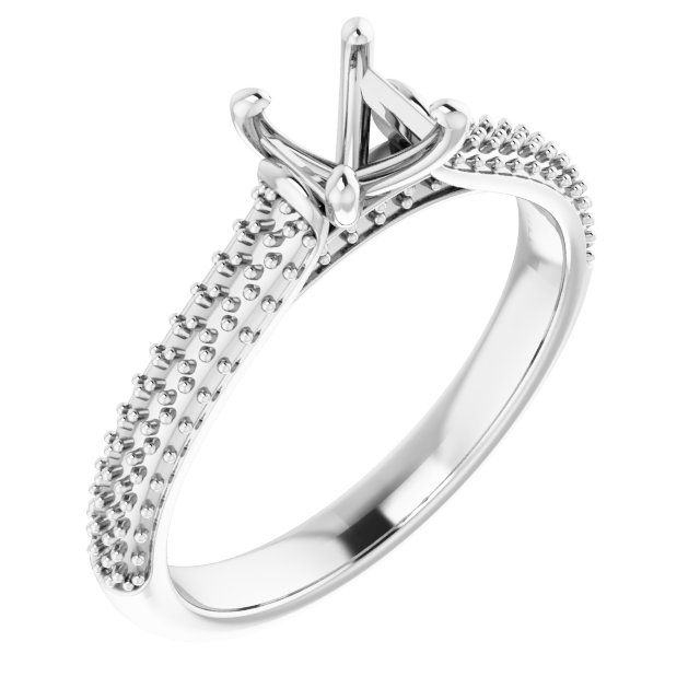 Pavé-Style Engagement Ring