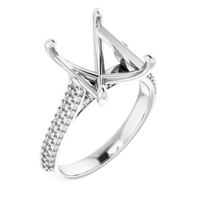 Pavé-Style Engagement Ring