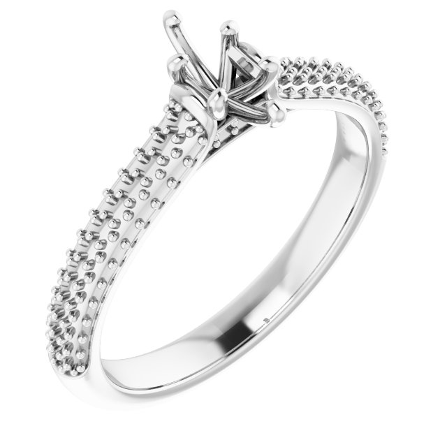 Pavé-Style Engagement Ring