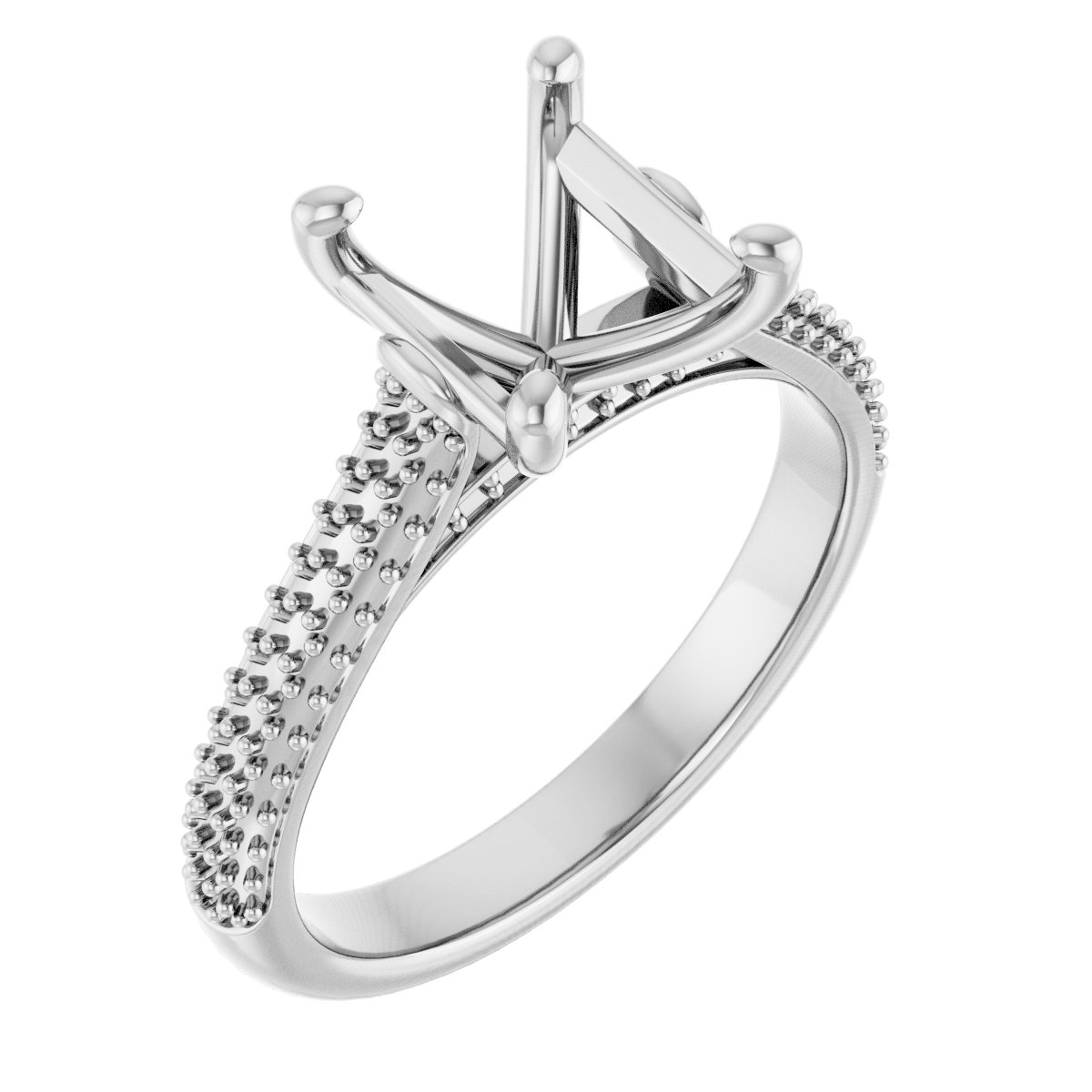 Pavé-Style Engagement Ring