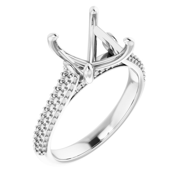 Pavé-Style Engagement Ring