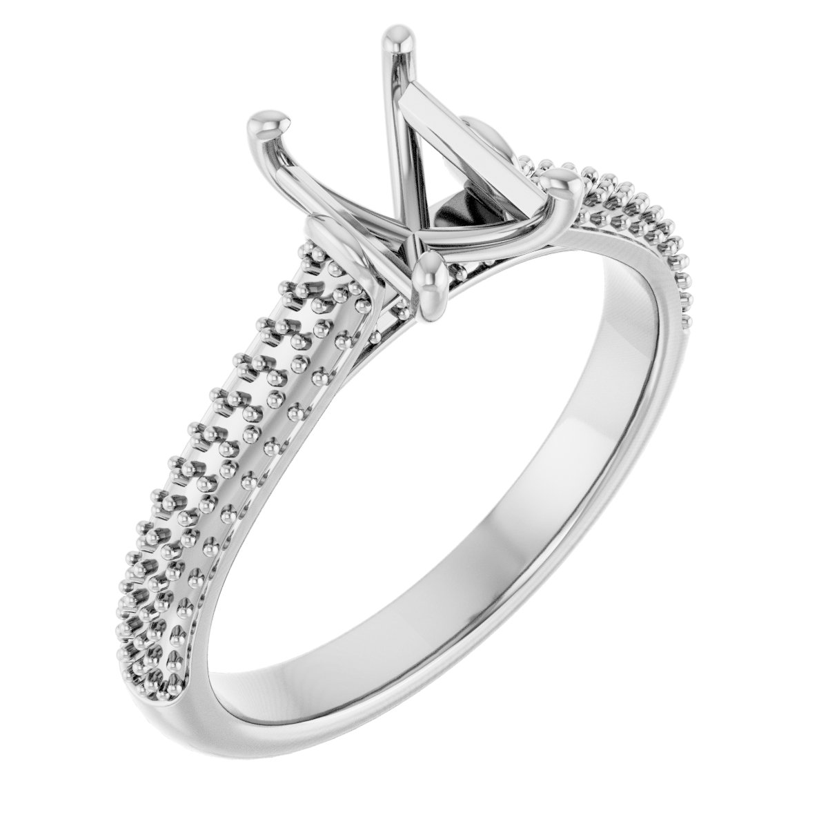 Pavé-Style Engagement Ring