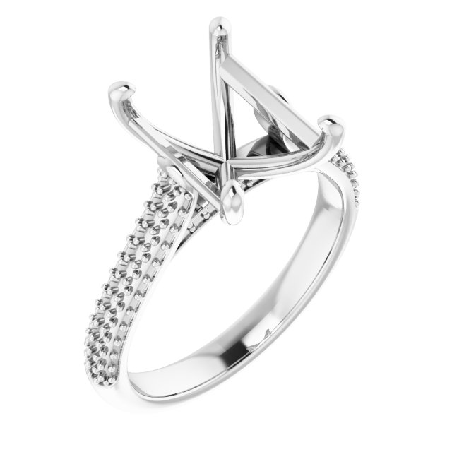 Pavé-Style Engagement Ring