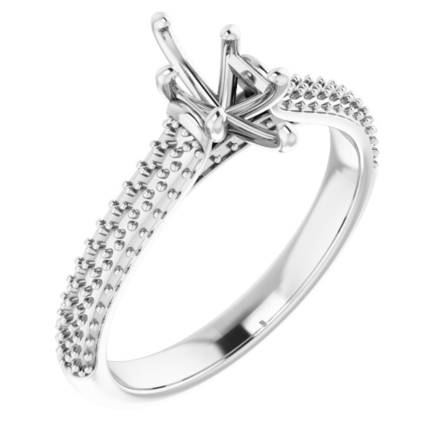 Pavé-Style Engagement Ring