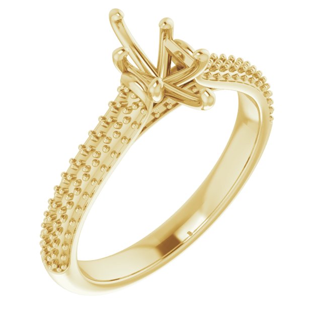 Pavé-Style Engagement Ring