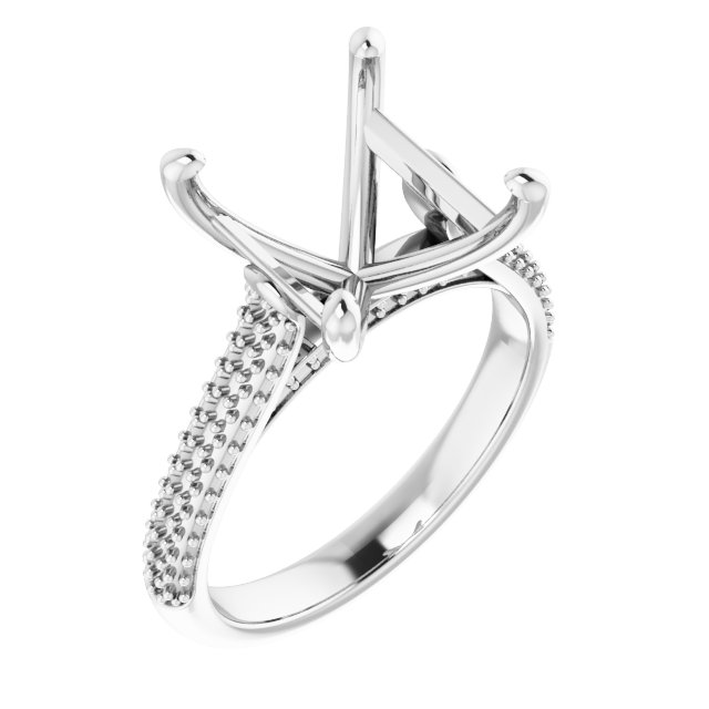 Pavé-Style Engagement Ring