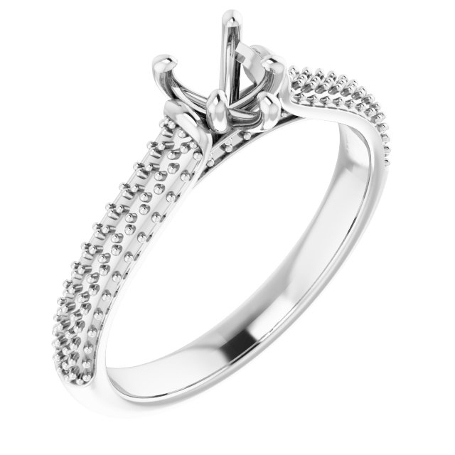 Pavé-Style Engagement Ring