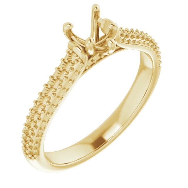 Pavé-Style Engagement Ring