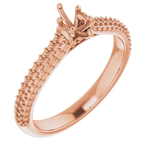 Pavé-Style Engagement Ring