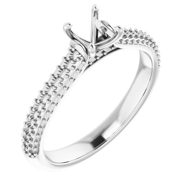 Pavé-Style Engagement Ring
