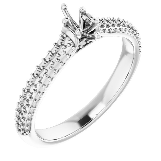 Pavé-Style Engagement Ring