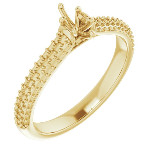 Pavé-Style Engagement Ring