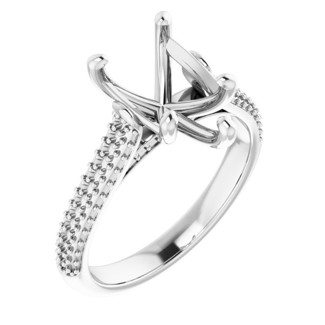Pavé-Style Engagement Ring