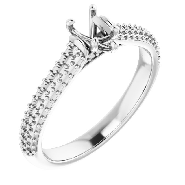 Pavé-Style Engagement Ring