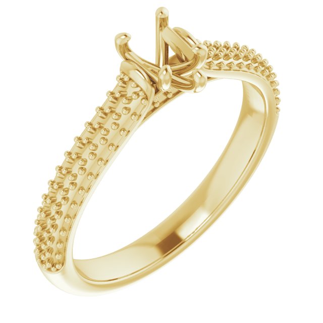 Pavé-Style Engagement Ring