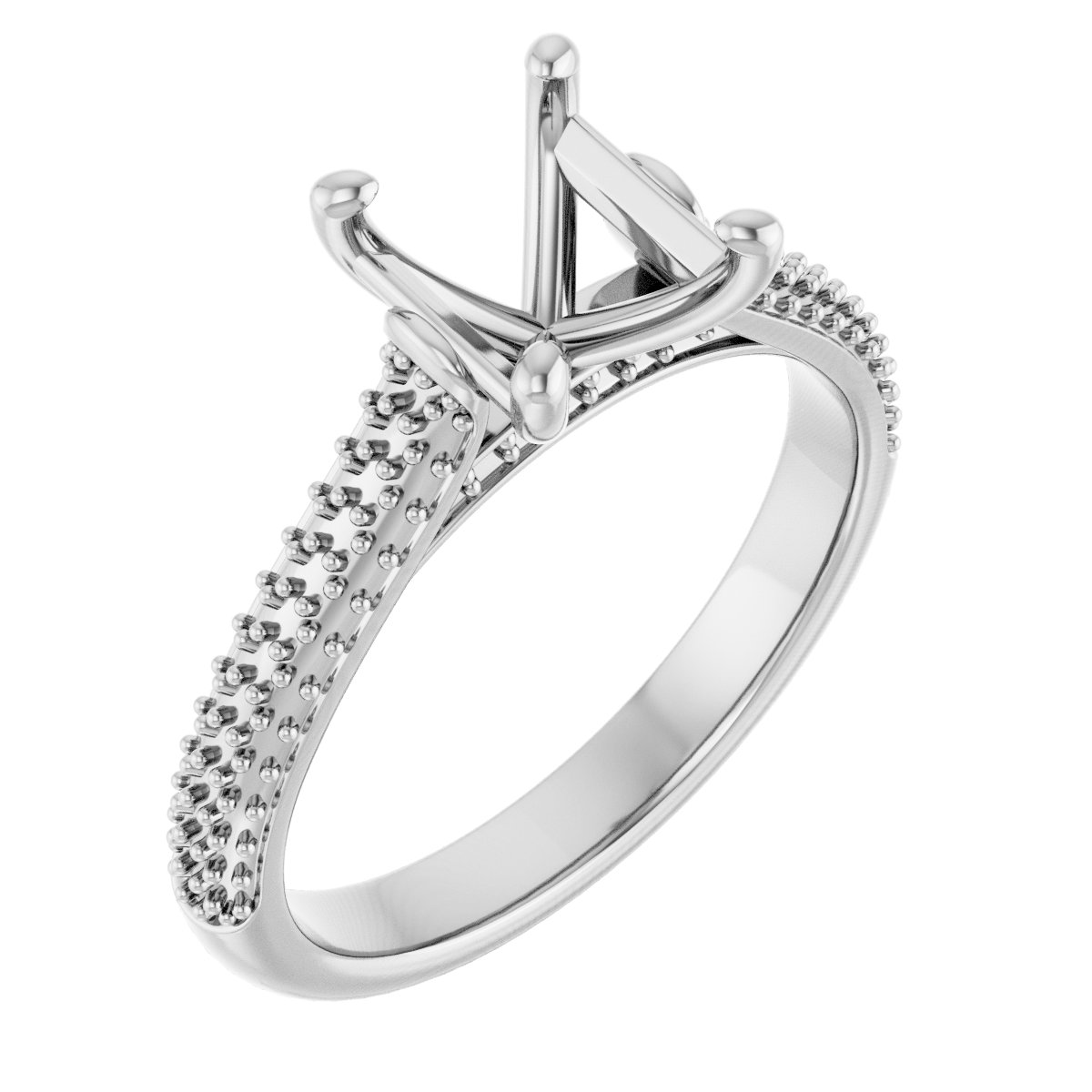 Pavé-Style Engagement Ring