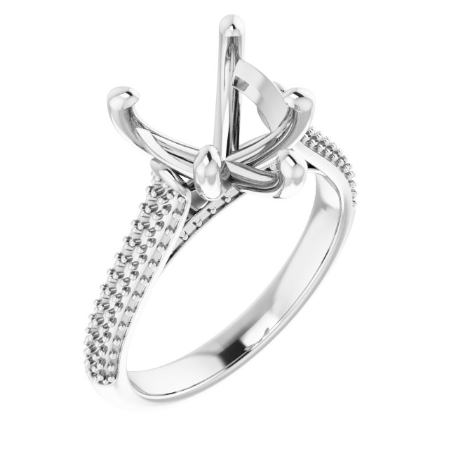 Pavé-Style Engagement Ring
