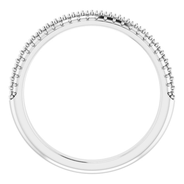 Band Mounting for 10x10 mm Heart Ring view 2