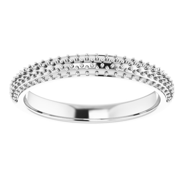 Band Mounting for 10x10 mm Heart Ring view 3