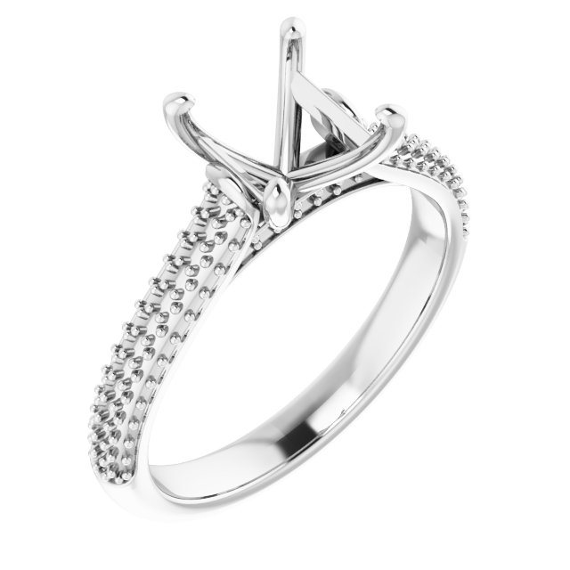 Pavé-Style Engagement Ring