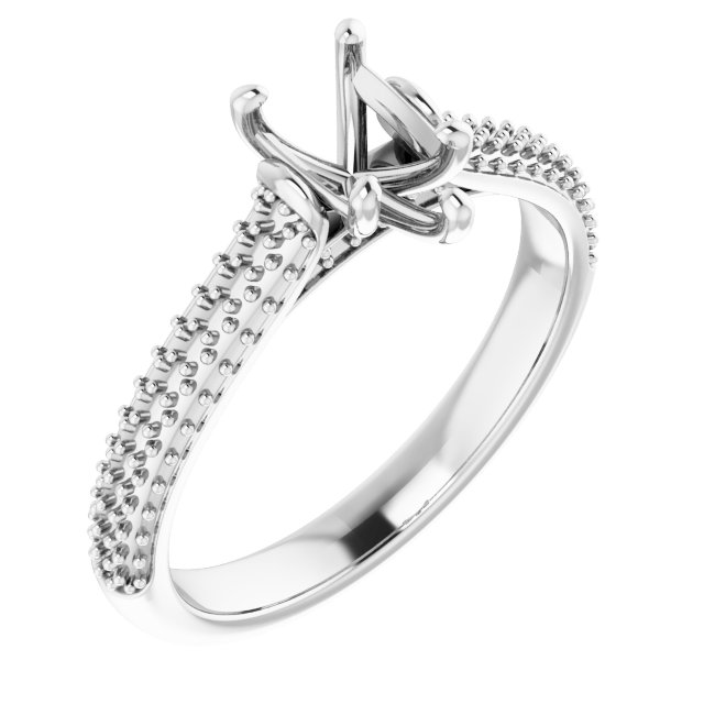 Pavé-Style Engagement Ring