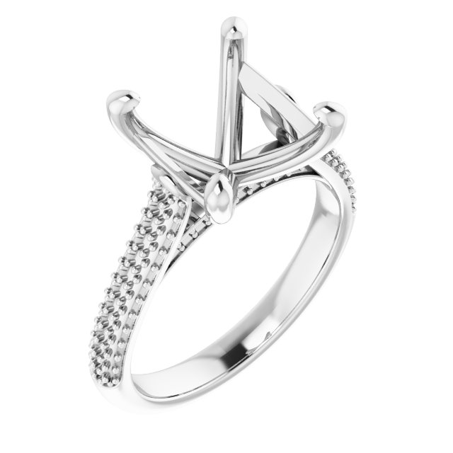 Pavé-Style Engagement Ring